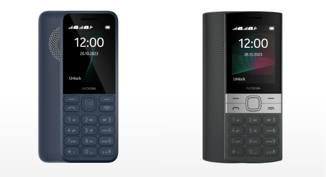 Nokia 150 i 130 , źródło: https://www.nokia.com/phones/en_int/feature-phones