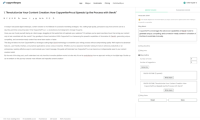 Rewolucja w tworzeniu treści: CopywriterPro.ai zupełnie za darmo
