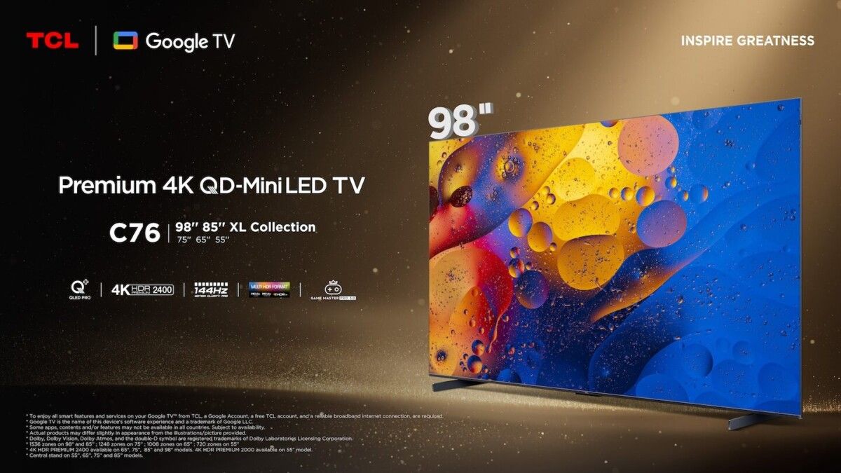 TCL C765 QD-Mini LED - telewizor z technologią Mini LED 6. generacji i QLED PRO