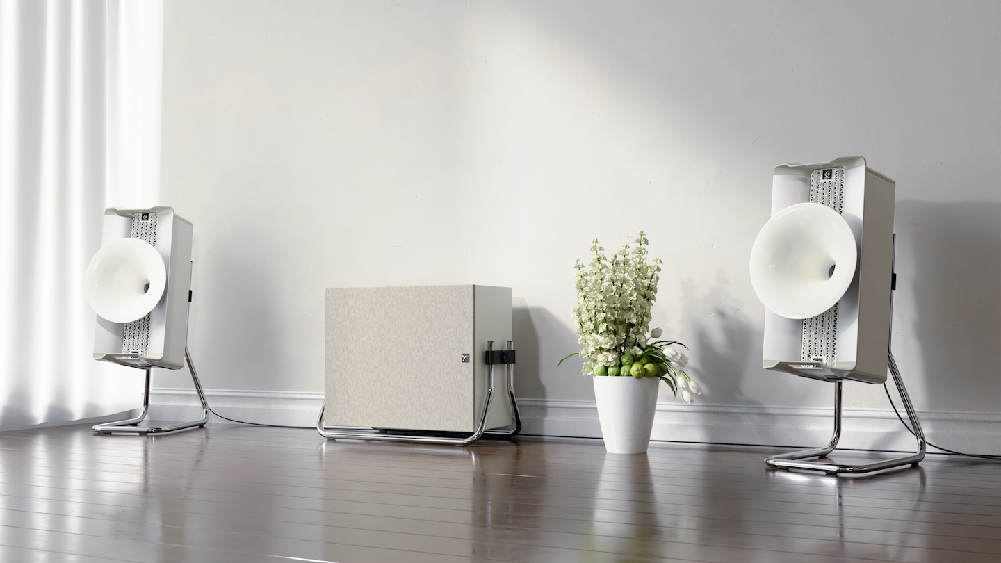 Colibri and single Subwoofer white