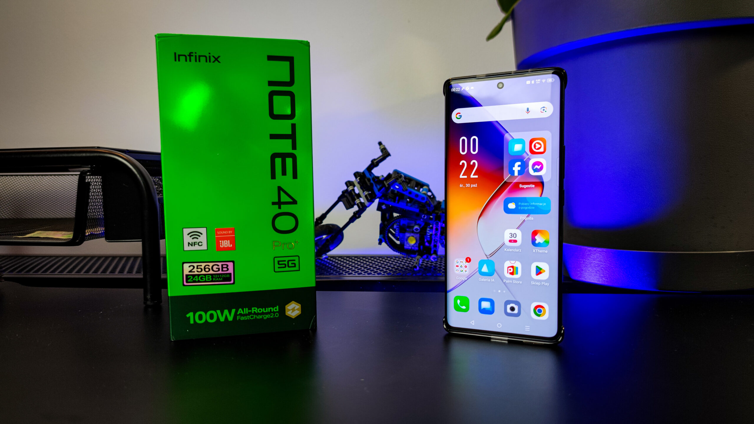 Infinix Note 40 Pro+ 5G – nowoczesny smartfon z dużym ekranem 120 Hz