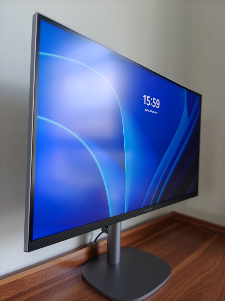 HP OmniStudio X 27 All-in-One - rzut z boku