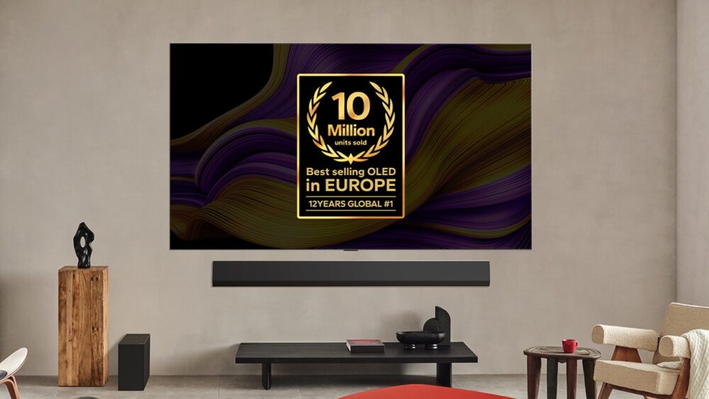 LG z rekordem 10 milionów telewizorów OLED sprzedanych w Europie - 1
