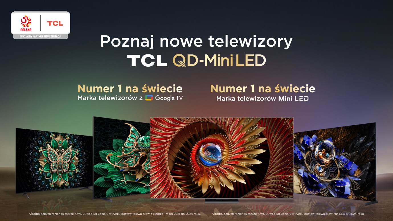 TCL rusza z wielką kampanią telewizorów Mini LED i przedstawia nowe serie C