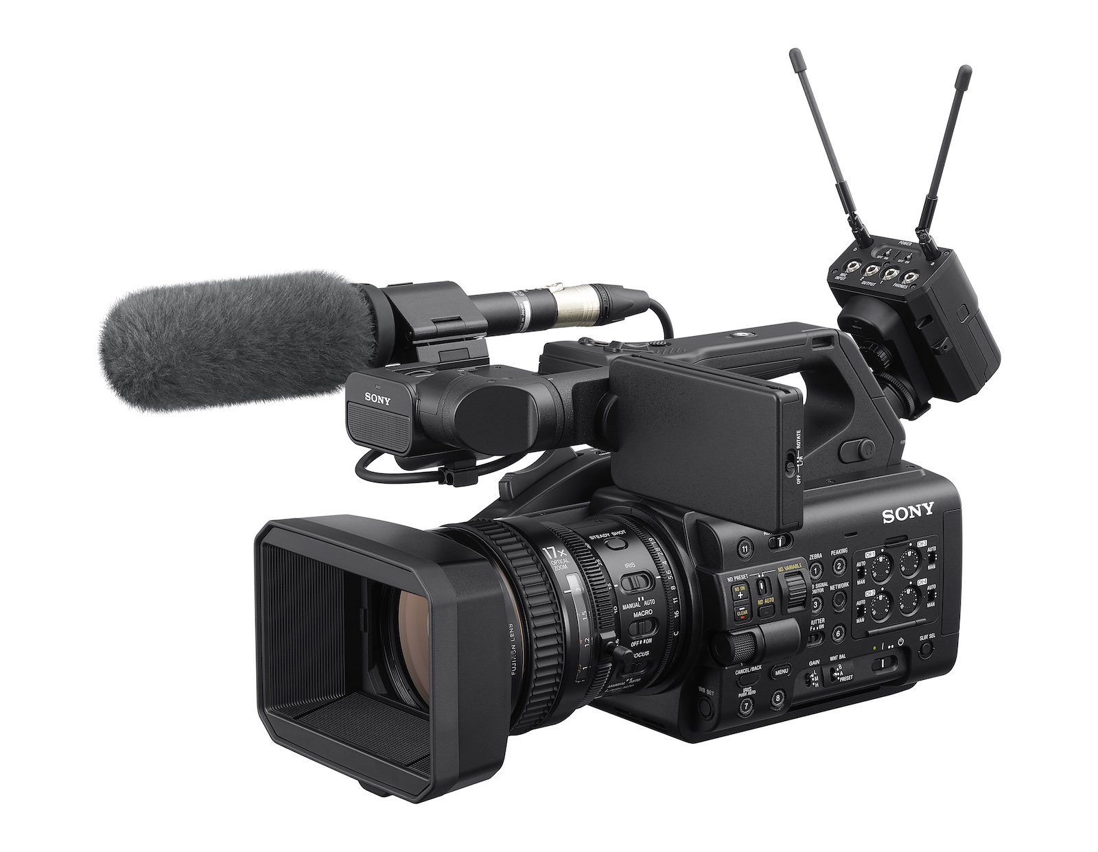 SONY PXW-Z300 - rzut izometryczny 1