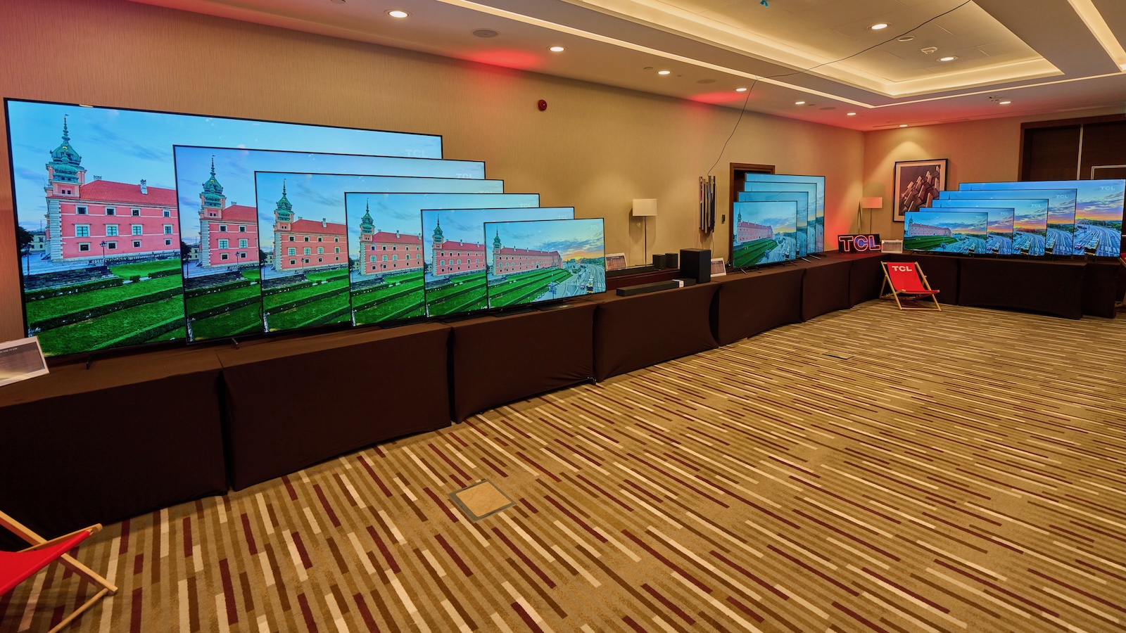 Wystawa telewizorów TCL 2025 - 2