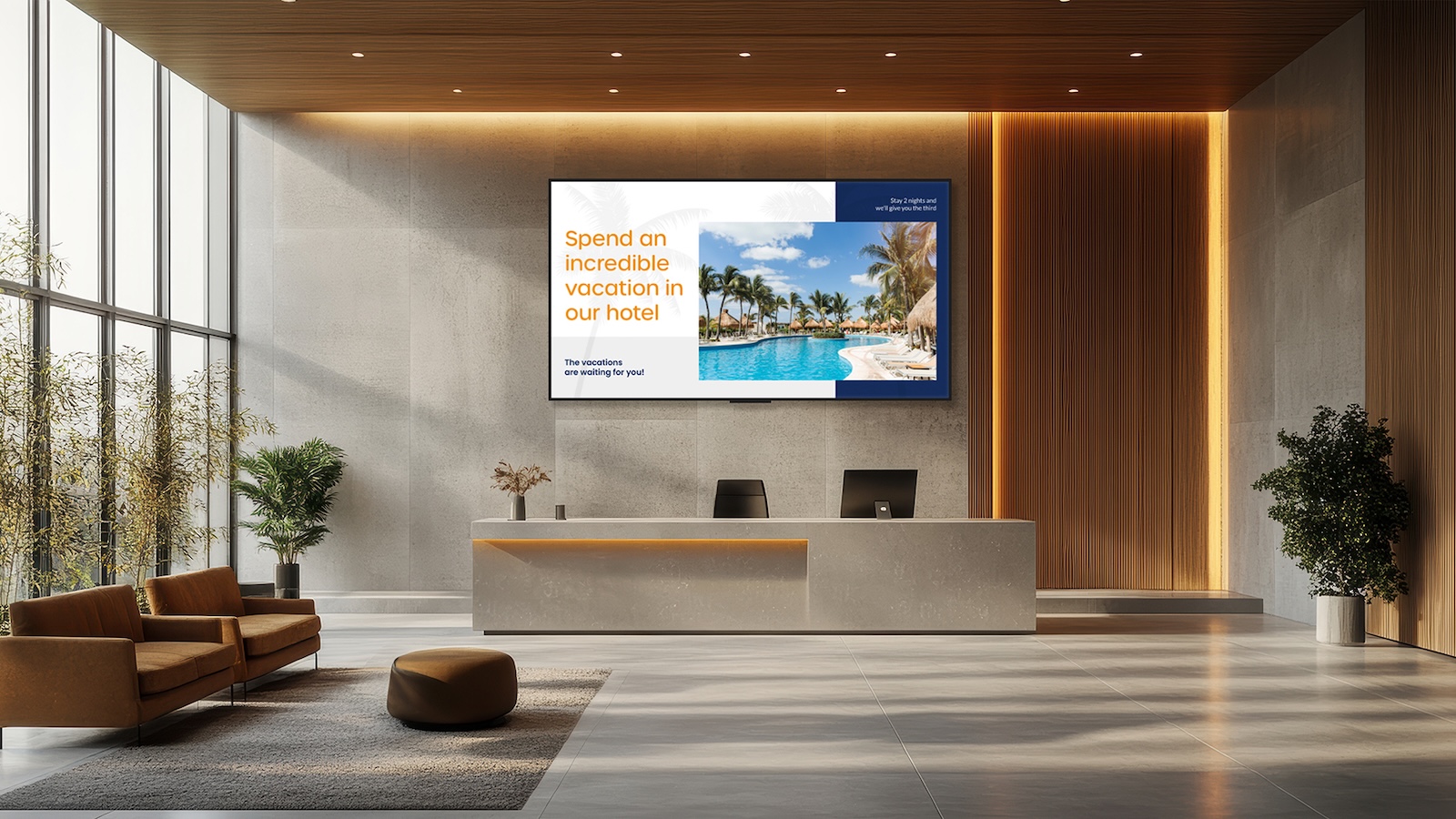 Newline STV+ 115 QD-Mini LED in Hotel