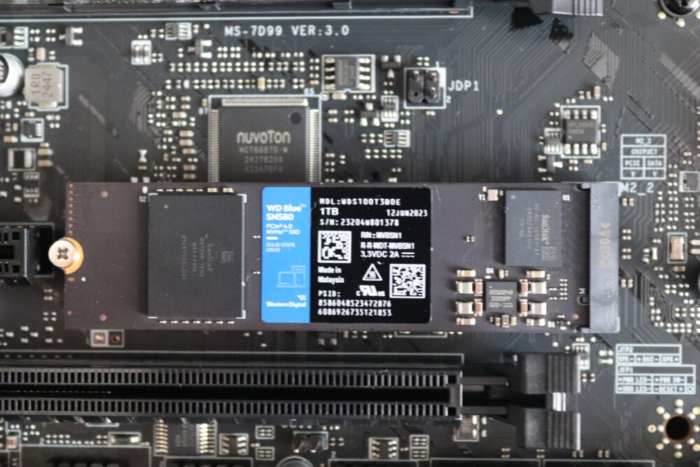 WD Blue SN580 1TB SSD