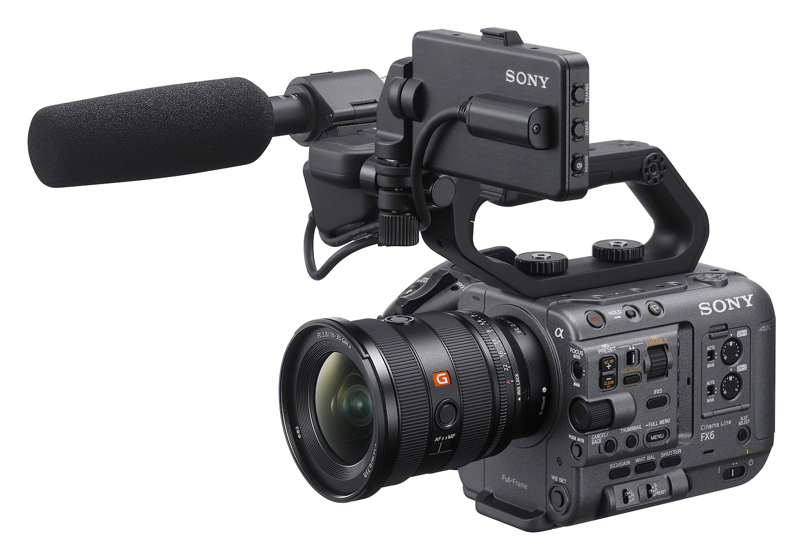Mikrofon typu shotgun SONY ECM-778 z piankową osłoną przeciwwiatrową