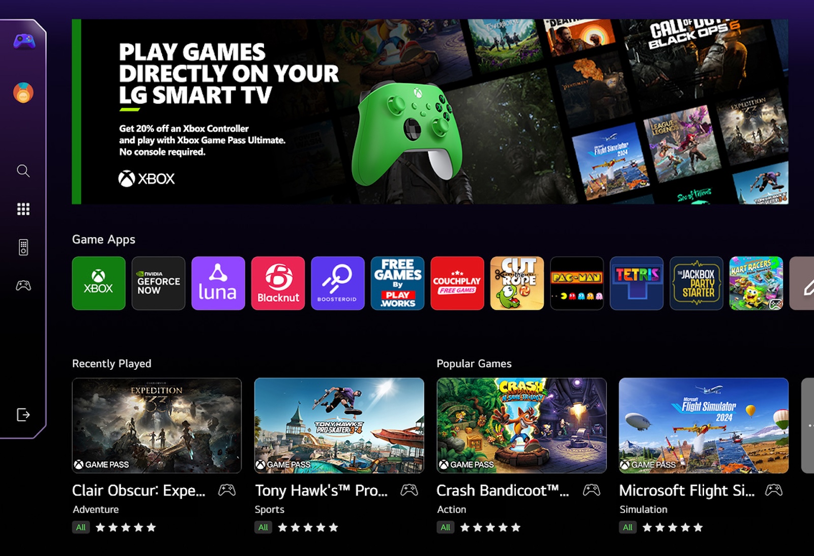 GamingPortal-UI - Xbox_main