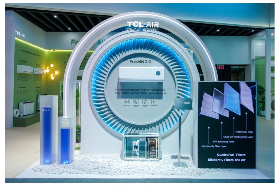 Klimatyzator TCL FreshIN 3.0 z zaawansowanym systemem filtrów powietrza