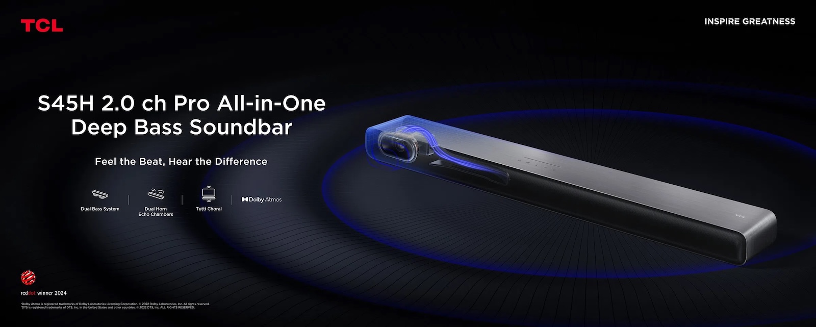 Soundbar TCL S45H