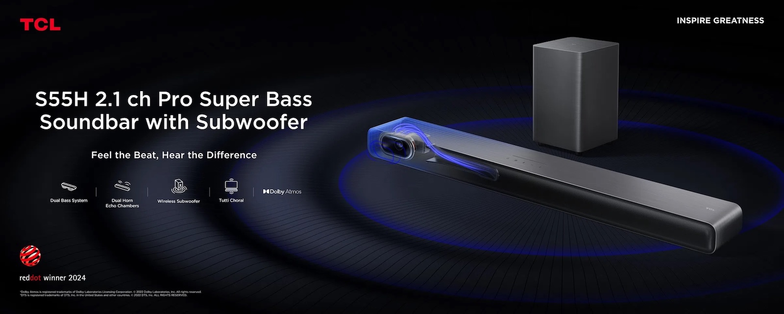 Soundbar TCL S55H