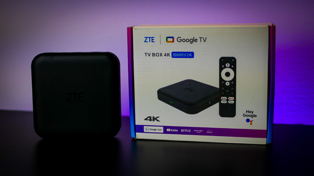 Minimalistyczny design ZTE Android TV Box ZXV10