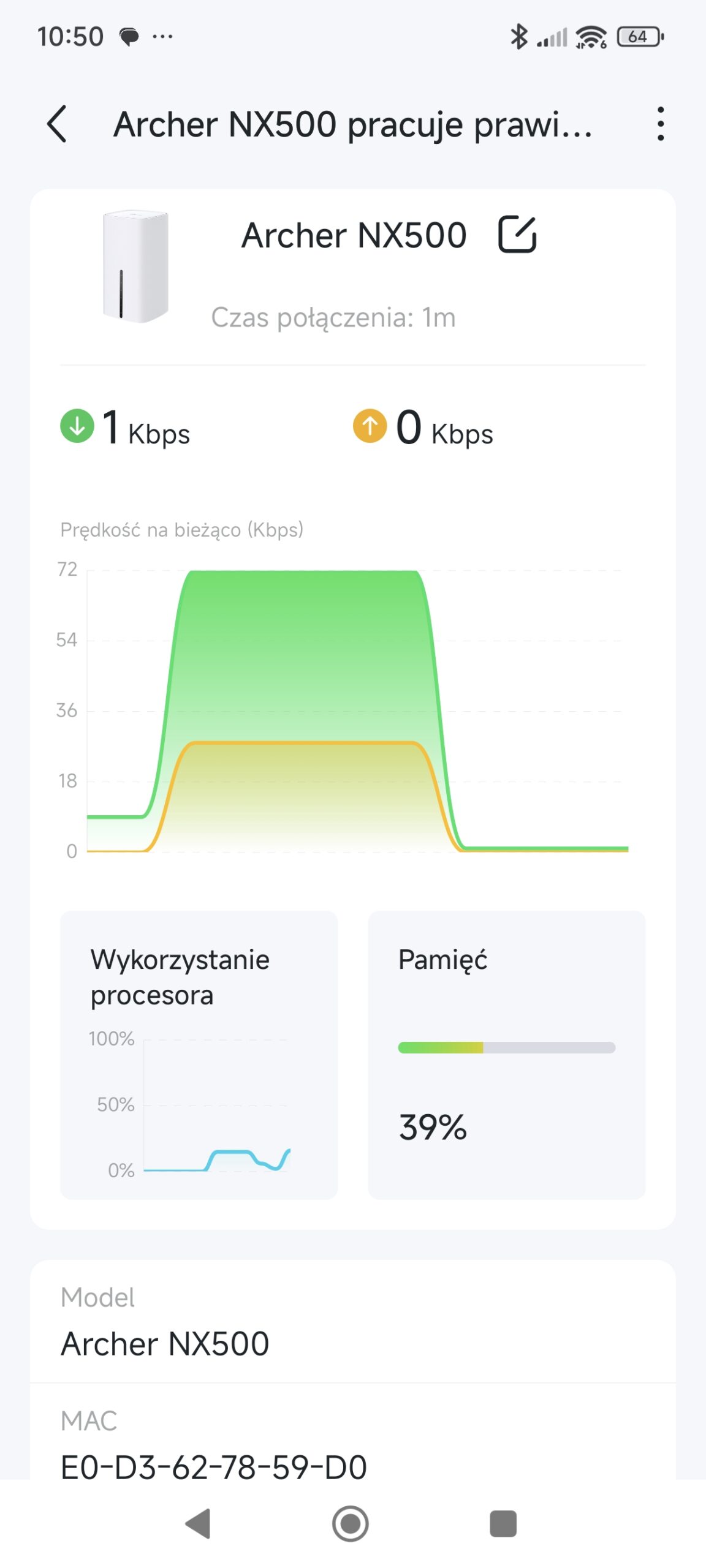 Aplikacja TP-Link Tether – konfiguracja routera Archer NX500 na smartfonie.