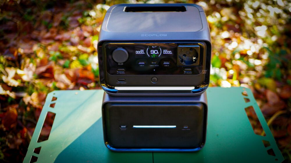 EcoFlow River 3 Max Plus podczas użytkowania na biwaku