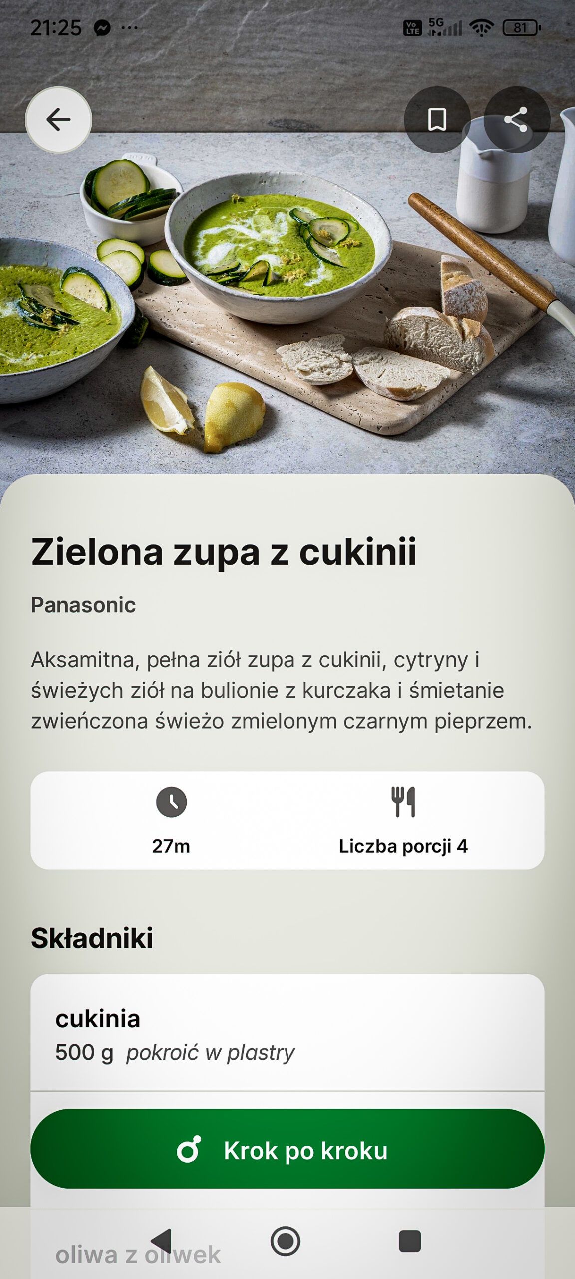 Elementy zestawu blendera gotującego Panasonic MX-HG4401