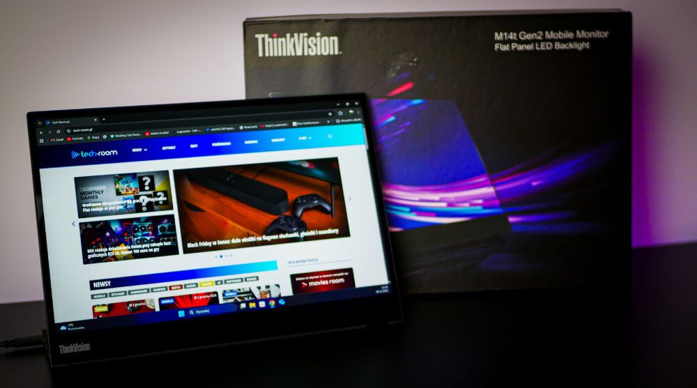 Monitor Lenovo ThinkVision M14t Gen 2