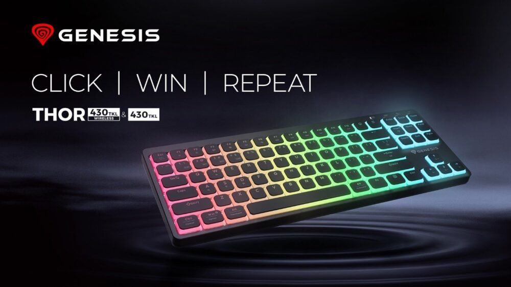 Genesis Thor 430 TKL i Thor 430 TKL Wireless - Nowe klawiatury mechaniczne dla graczy