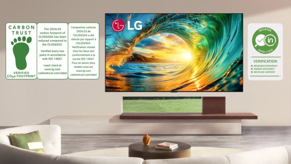LG Electronics stawia na ekologię - Certyfikaty dla telewizorów OLED 2026