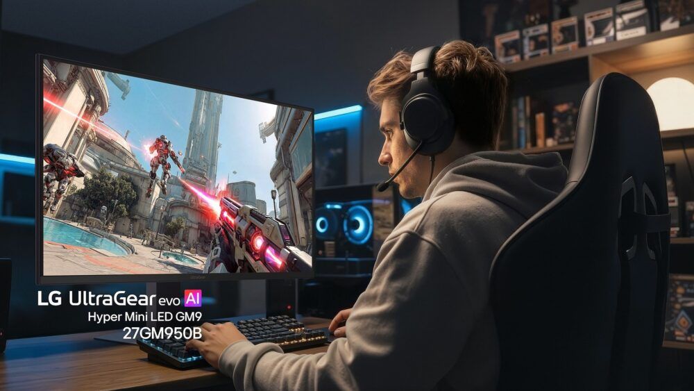 LG UltraGear evo GM9 5K - Monitor gamingowy z Hyper MiniLED i AI Scaling