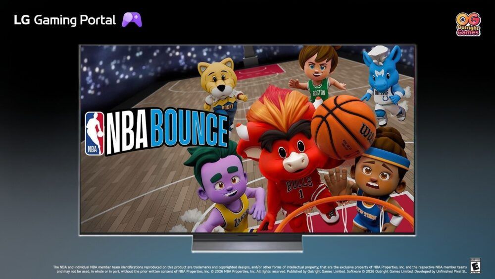 NBA Bounce na telewizorach LG