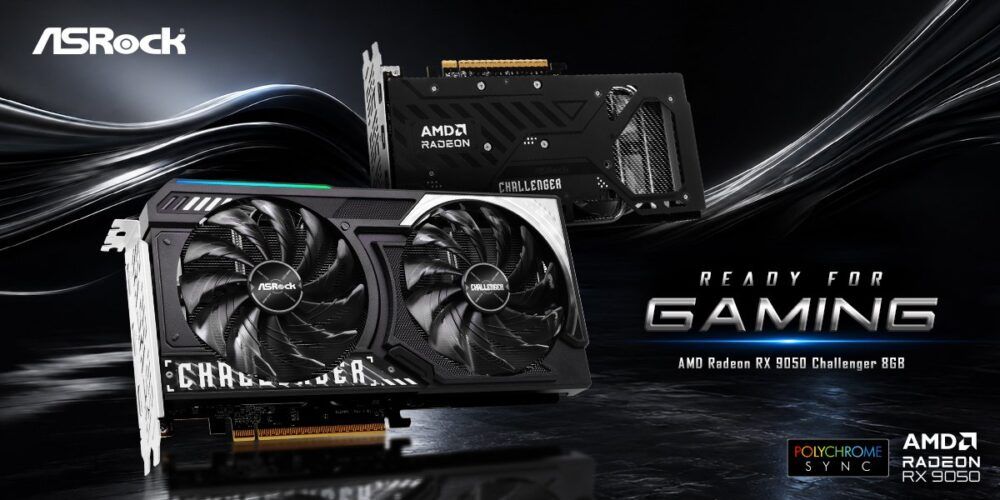 ASRock prezentuje karty graficzne AMD Radeon RX 9050 Challenger 8GB