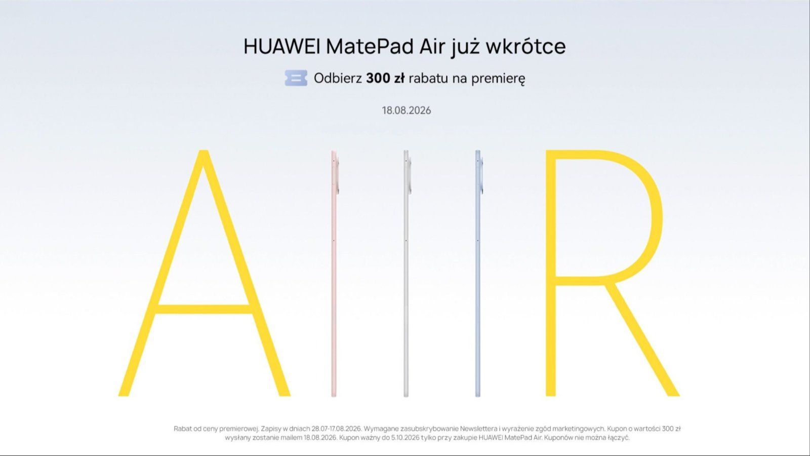 HUAWEI MatePad Air - Zniżka