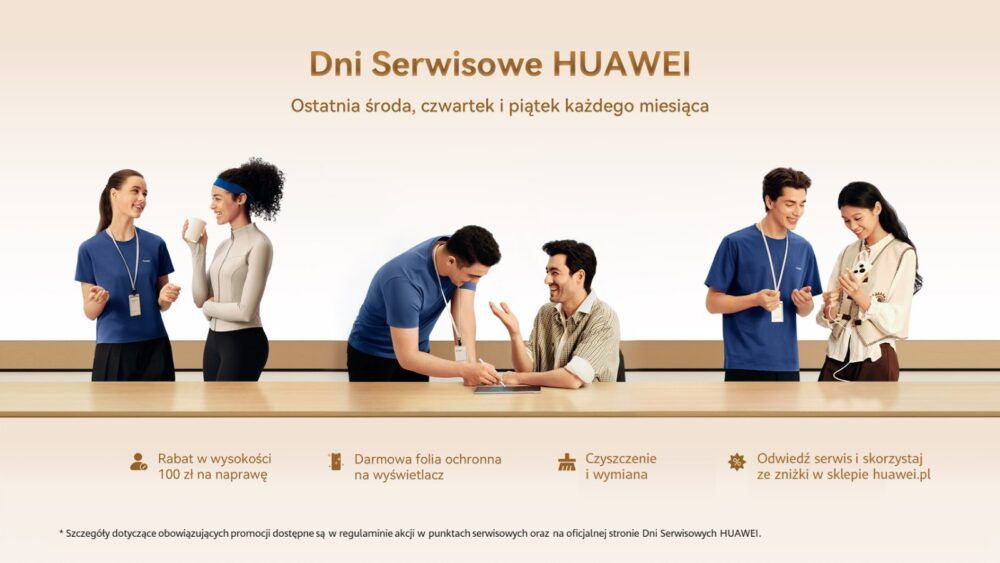 Huawei Service Days 2026 - Rabaty na naprawy i darmowe usługi