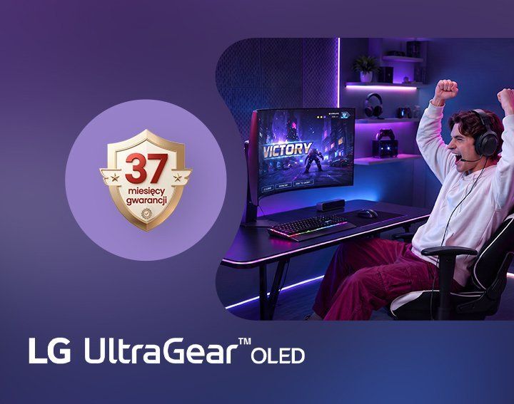 LG UltraGear OLED - 37 miesięcy gwarancji na monitory gamingowe