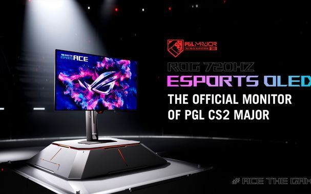 Oficjalny monitor ROG PGL CS2 Major.