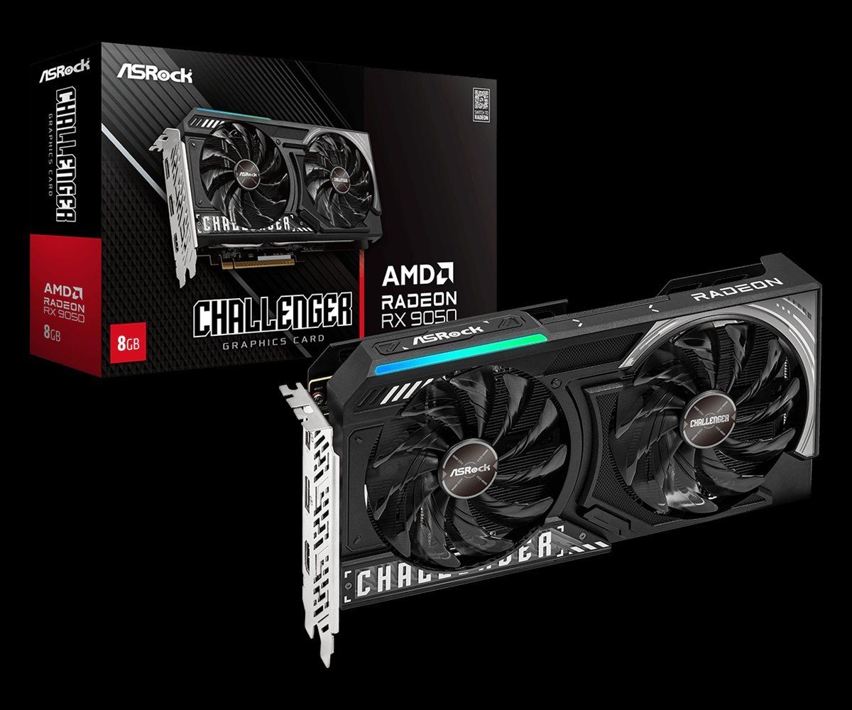 Radeon RX 9050 Challenger 8GB Product Photo