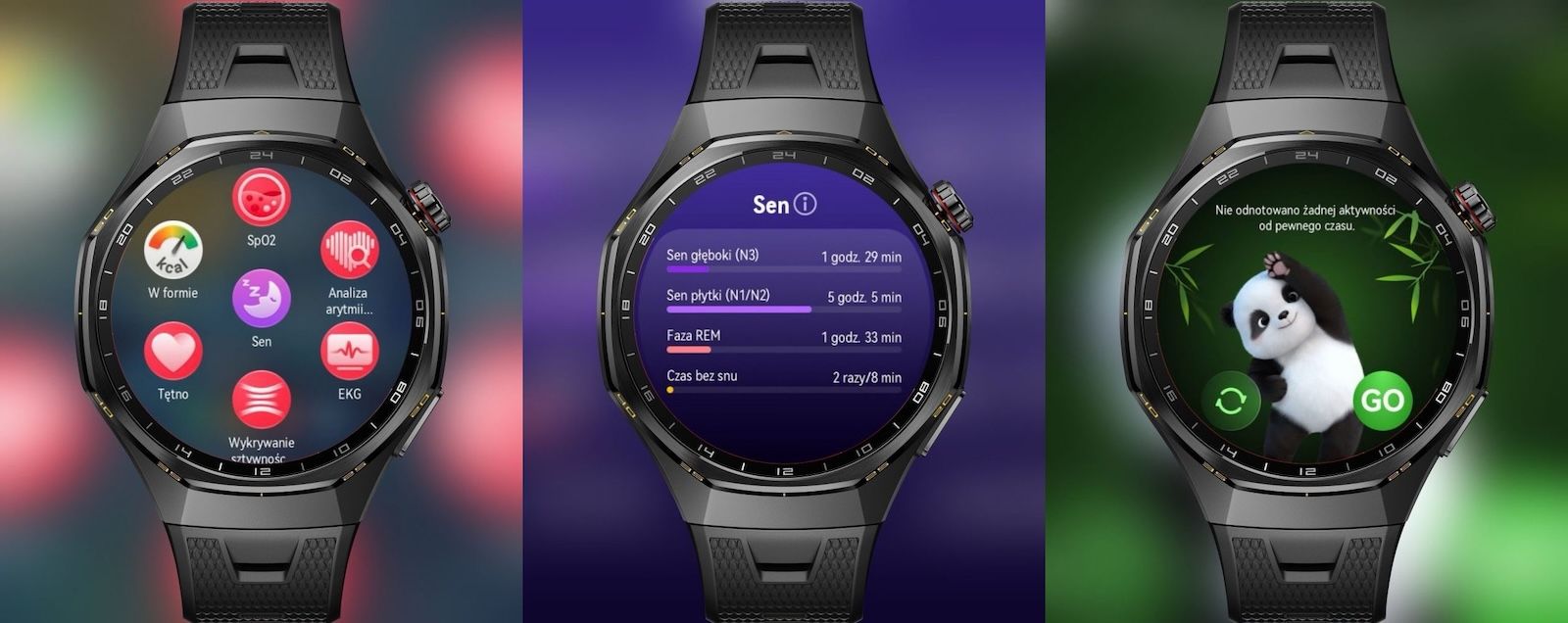 Huawei Watch GT 7 Pro - zrzuty ekranu z zegarka