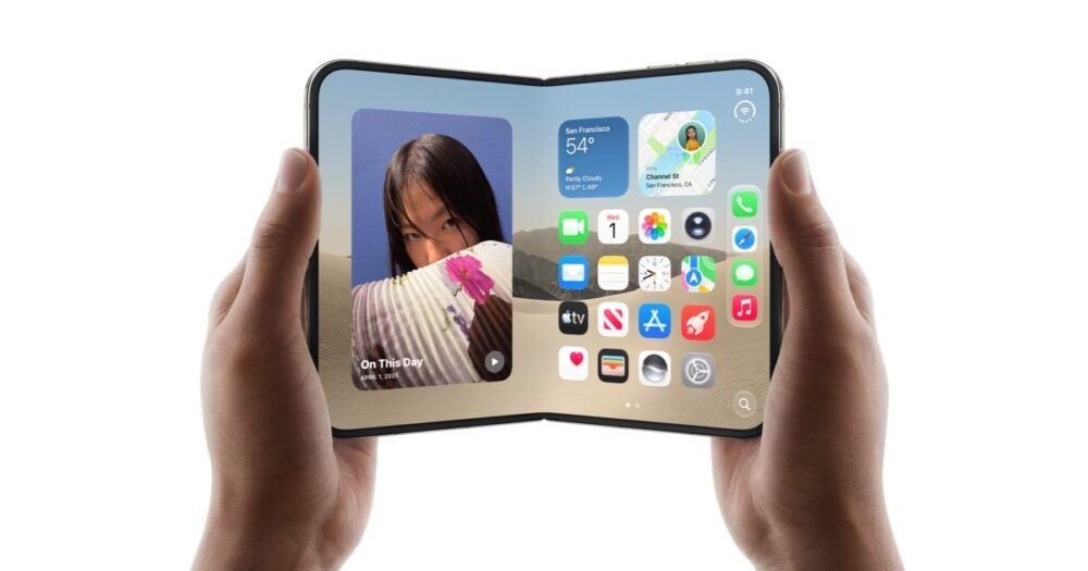 Apple prezentuje iPhone Duo - pierwszy składany smartfon z układem A20 Pro i ekranem 7,6 cala