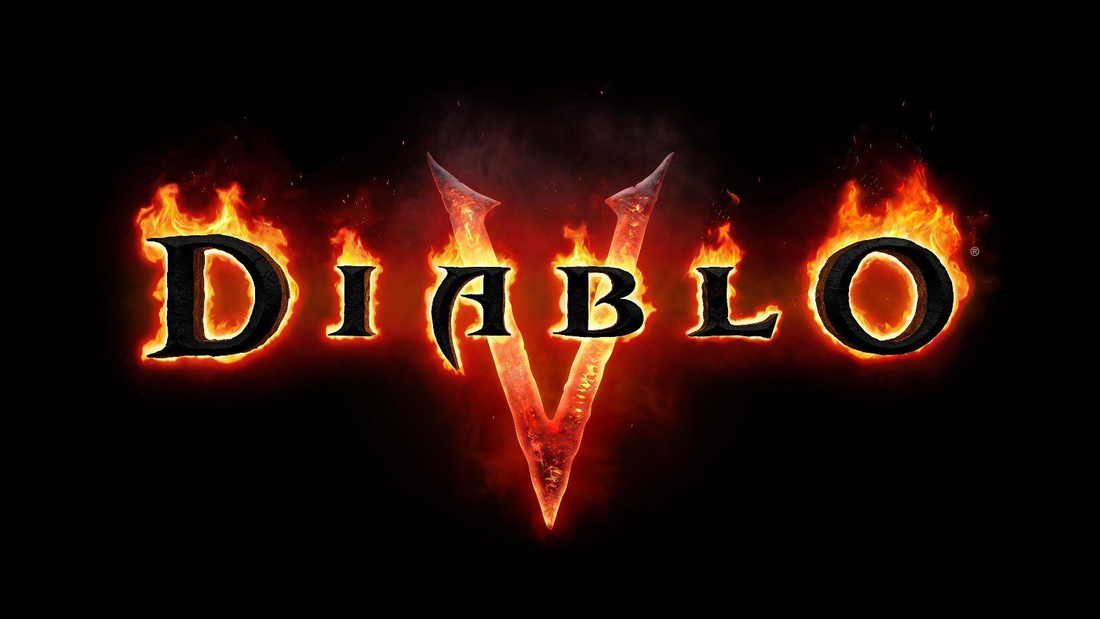 Ogniste logo Diablo V