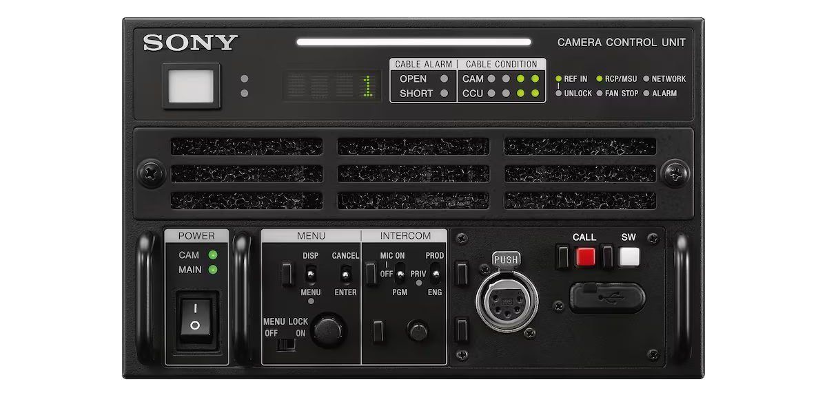 Przedni panel jednostki sterującej Sony HDCU-3500