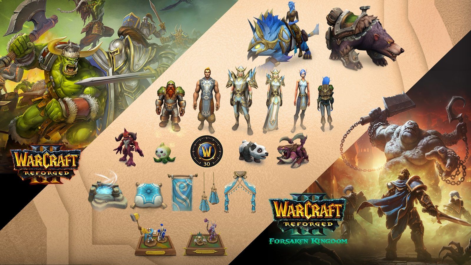 Zestawienie postaci, jednostek Warcraft III Reforged Forsaken Kingdom