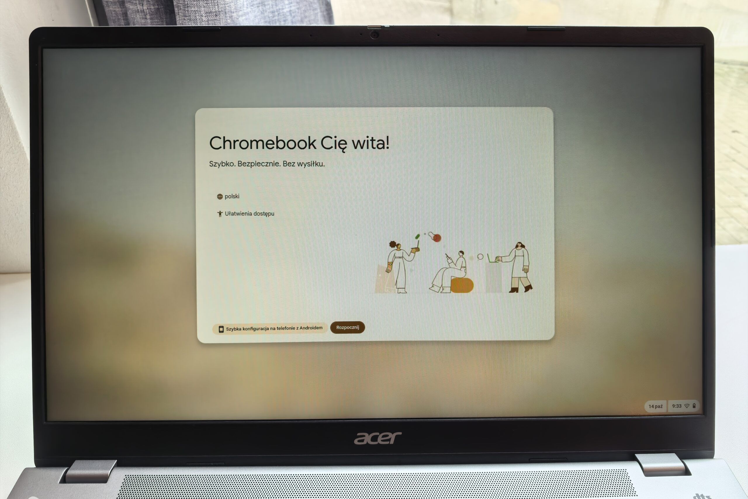 Chromebook Cię wita!