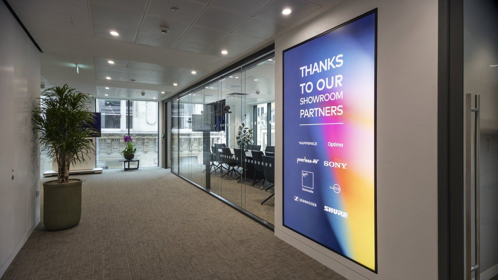 Centrum demonstracyjne Crestron i Sony w Londynie
