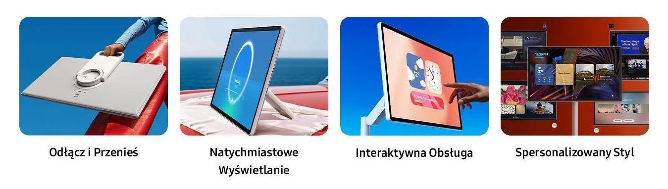 Funkcje mobilnego ekranu Samsung The Movingstyle