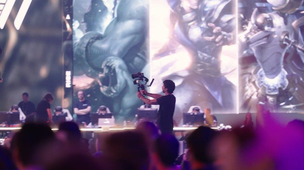 Operator kamery Sony na Esports World Cup 2026