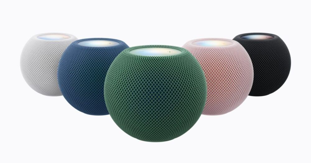 Pięć nowych wersji kolorystycznych głośnika Apple HomePod mini 2
