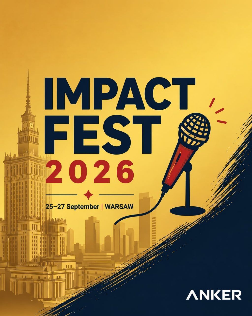 Plakat Impact Fest 2026 Anker w Warszawie