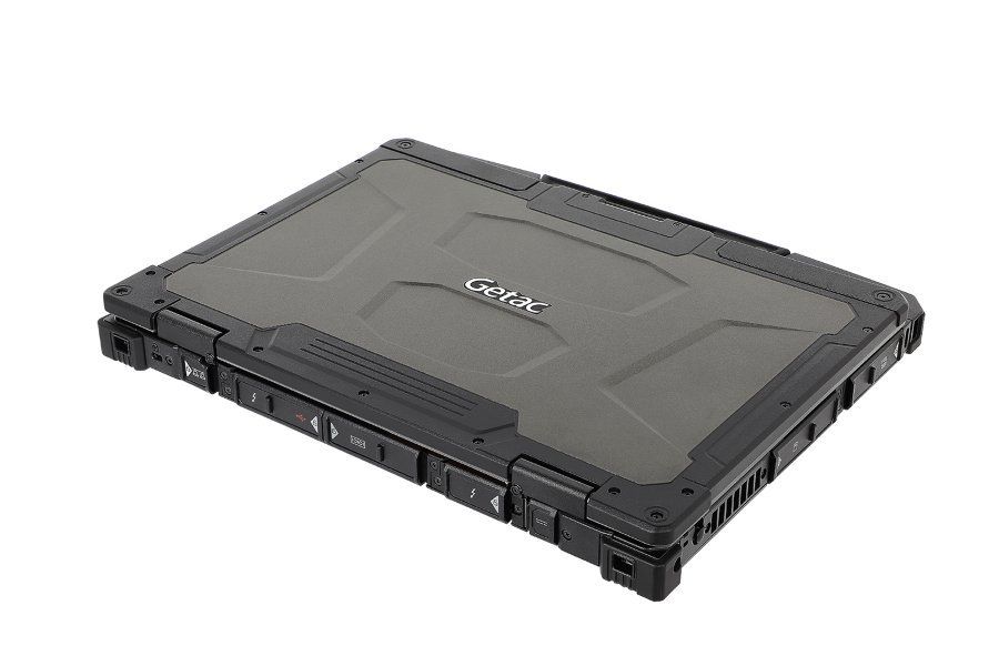 Wzmocniony laptop Getac B360X widziany z góry